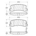 Centric Parts Centric Premium Pads, 300.03250 300.03250